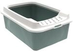 Rotho Babydesign Rotho MyPet Eco Bonnie Katzenklo mit Top-Eingang, gr&uuml;n/weiss