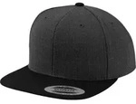 Flexfit Classic Snapback 2-Tone Cap, charcoal / black