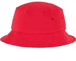 Flexfit Flexfit Cotton Twill Bucket Hat, red