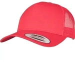 Flexfit 5-Panel Retro Trucker Cap, red