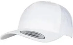 Flexfit 5-Panel Retro Trucker Cap, white