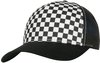 Flexfit Checkerboard Retro Trucker Cap, black/white