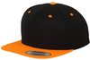 Flexfit Classic Snapback 2-Tone Cap, black / neon orange