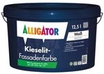 Alligator Kieselit Fassadenfarbe - 12,5 Liter Weiss 754892