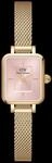 Daniel Wellington DW Uhr Quadro Mini Evergold Blush 15.4x18.2mm Gold