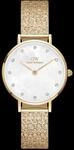 Daniel Wellington DW Uhr Petite Lumine Pressed Piano White MoP Gold 28mm