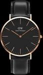 Daniel Wellington DW Uhr Classic Sheffield Black Rose Gold 36mm