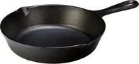 Pflanzen-K&ouml;lle Bratpfanne, Gusseisen, Durchmesser ca. 20,3 cm, Tiefe 4,8 cm, Gewicht