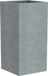 Scheurich Pflanzgef&auml;&szlig; 'C-Cube High', Stony Grey, ca. 38 x 38 x H 54 cm R&uuml;cksendung