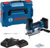 Bosch Akku-Stichsäge GST 18V-155 SC, 2 Akku Akku ProCORE18V 4.0Ah, Ladg. u. L-BOXX -