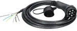 efuturo Ladekabel gerade, Ende offen auf Typ 2 Stecker, 3 Phasen, bis zu 11 kW, 16 A,