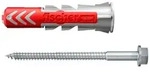 Fischer Universald&uuml;bel DuoPower 10x50 S mit Schraube - 535461