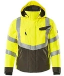 MASCOT Herren Hastings Winterjacke SAFE SUPREME Hi-vis Gelb / Dunkelanthrazit L -
