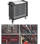 VIGOR Werkstattwagen Series XL, Edelstahl-Arbeitsplatte, mit Sortiment, V4481-X/375,