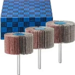 PFERD TOOLS F&auml;cherschleifer-Set 3-tlg. Korund 50x30mm Schaft 6 mm A60, 80,120 f&uuml;r