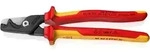 KNIPEX StepCut XL Kabelschere mit Stufenschnitt, VDE-gepr&uuml;ft br&uuml;niert 225 mm -
