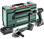 Metabo Akku Combo Set 2.4.1 18 V BS 18 LT + W 18 L 9-125 Quick - metaBOX 165 L -