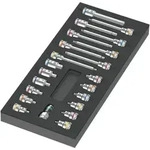 Wera 9723 Schaumstoffeinlage Zyklop B 3/8" Bitnuss Set 1, 22-teilig - 05150113001