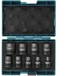 Makita IMPACT BLACK Schlagnuss-Set 9-teilig - 1/2 Zoll - Impact Black - E-16564