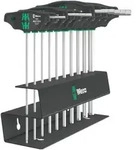 Wera 454/10 HF Set Imperial 1 Schraubendrehersatz Quergriff-Schraubendreher...