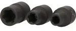 KS Tools 1/2" RIBE&reg;-Kraft-Stecknuss-Satz, kurz, 3-tlg - 911.0895