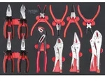 KS Tools SCS Zangen-Satz, 12-tlg in 1-1 Systemeinlage - 711.1012