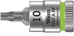 Wera 8767 A HF TORX Zyklop Bitnuss mit 1/4"-Antrieb, mit Haltefunktion Leuchtgr&uuml;n -