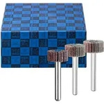 PFERD TOOLS F&auml;cherschleifer-Set 3-tlg. Korund 20x10mm Schaft 6 mm A60, 80,120 f&uuml;r