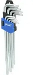 Brilliant Tools Winkelstiftschl&uuml;ssel-Satz, 9-tlg, Torx-Profil, lang - BT044019