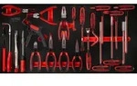 KS Tools T-Griff-Winkelstiftschl&uuml;ssel- - und Zangen-Satz in Schaumstoffeinlage,