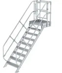 Munk Treppen-Modul Aluminium geriffelt - 632307