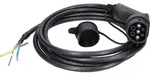 efuturo Ladekabel gerade, Ende offen auf Typ 2 Stecker, 1 Phase, bis zu 7,4 kW, 32 A,