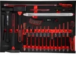 KS Tools Hammer- - und Mei&szlig;el-Satz in Schaumstoffeinlage, 22-tlg - 811.0022