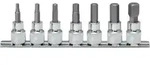 KS Tools 1/4" CHROMEplus Bit-Stecknuss-Satz Innensechskant, 7-tlg2,5-8mm -...
