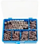PFERD TOOLS POLIROLL-SET Inhalt 150 Stk. zylindrische und konische Schleifrollen mit