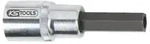KS Tools Einspritzd&uuml;sen-Innensechskant-Stecknuss mit Bohrung 10mm, &Oslash;6mm - 152.1086