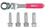 KS Tools 1/2" Bremssattel Spezial-Steckschl&uuml;ssel- Satz, 5-tlg - 918.3500