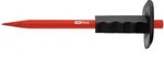 KS Tools Spitzmei&szlig;el mit Handschutzgriff, 8-kant rot - 156.1515 - rot