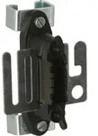 Kerbl T-Pfahl Bandtorgriffisolator Profi-Set schwarz - 441494 - schwarz