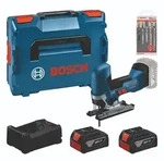 Bosch Werkzeug-Set: GST 18V-125 S + 2x GBA 5.0Ah + GAL + Stichs&auml;geblattset in L-BOXX