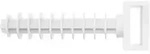 Fischer Kabelbinderd&uuml;bel FCTP-W wei&szlig; - 545786