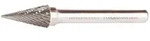 Makita Hartmetall Fr&auml;sstift Spitzkegel - Kreuzverzahnung - Lx&Oslash; 20x10 mm -...