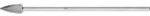 PFERD TOOLS Hartmetall Fr&auml;sstift Spitzbogen SPG Z3P universal mittel kreuzverzahnt