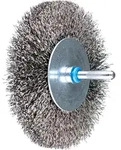 PFERD TOOLS Rundb&uuml;rste ungezopft RBU Schaft 6 mm Edelstahl-Draht - 43109008