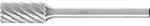 PFERD TOOLS Hartmetall Hochleistungsfr&auml;sstift INOX Zylinder ZYAS stirnverzahnt
