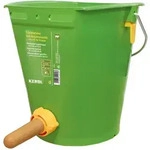 Kerbl Hygienetr&auml;nkeeimer mit Klapp-Ventil gr&uuml;n - 14210 - gr&uuml;n