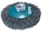 Makita Kegelb&uuml;rste 115mm gewellt M14 - INOX - D-77562