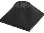 KS Tools Gummiauflage 45 f&uuml;r Hebeb&uuml;hnen, 120 x 120 x 60 mm - 160.0609