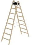 Munk Sprossen-Stehleiter Holz - 033216