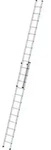 Munk Sprossen-Schiebeleiter 2-teilig ohne Traverse - 020212